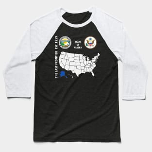 State of Alaska Baseball T-Shirt